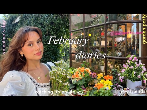 February diaries💌 garden party,valentines day, learning new things