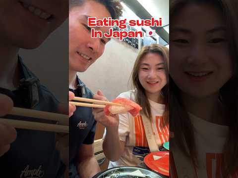 Eating #sushi in #japan #shorts