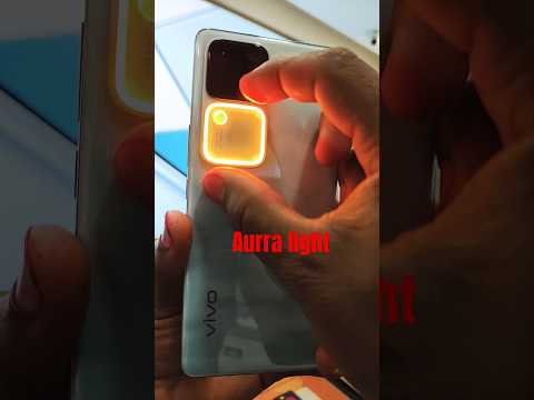 Vivo v30 Andaman blue colour testing aura light best smartphone #trending #viral #video