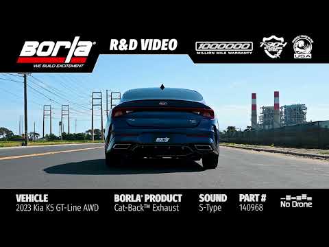 Borla Exhaust for 2021-2024 Kia K5 GT-Line AWD