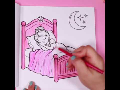 Sleeping Beauty Princess Coloring Page | Coloring Fun For Kids #coloringforkids  #coloringfun