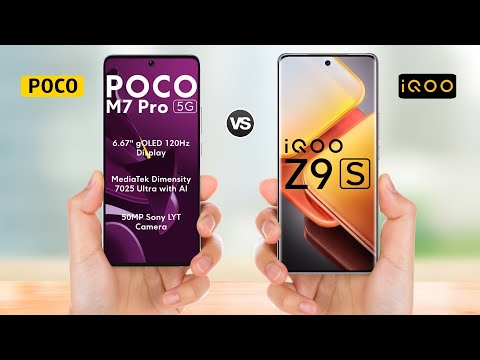 Poco M7 Pro 5g vs IQOO Z9s 5g || Full Comparison