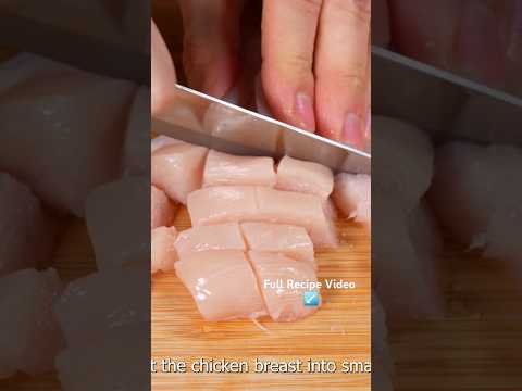 Cut the Chicken in cubes for this easy recipe