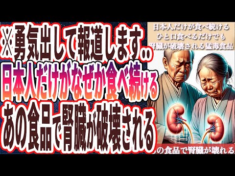 【勇気出して報道します】「なぜか日本人だけが食べ続ける..たったひと口食べるだけでも腎臓が破壊される猛毒食品」を世界一わかりやすく要約してみた【本要約】