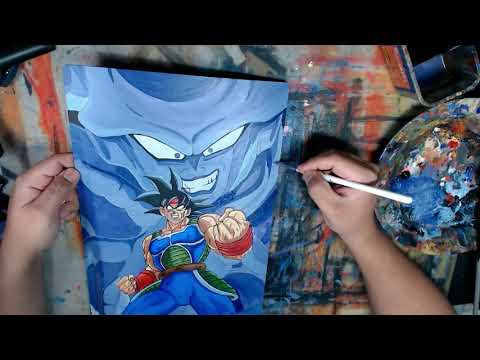 Bardock vs Frieza Dragon Ball Z PS5 Custom Cover Painting