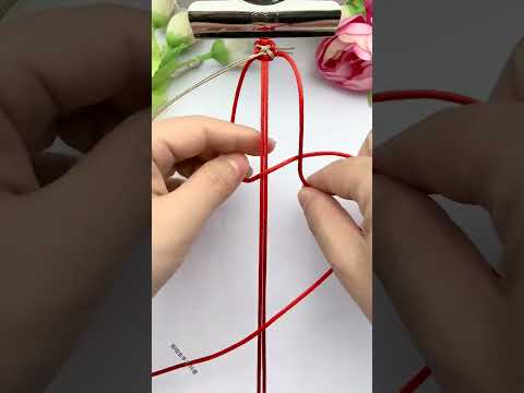 New Year's dragon rope, rope braiding skills sharing, handmade DIY, simple braided bracelet tuto