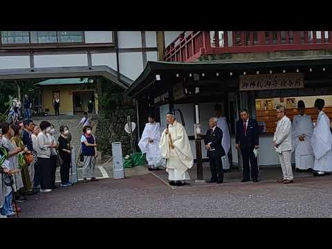 諏訪神社　夏越の大祓　宮司ご挨拶　令和６年6月30日