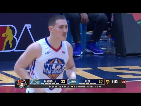 Robert Bolick GOOD PLAYS AND BASKETS for NLEX vs. Magnolia | PBA SEASON 49 COMMISSIONER’S CUP