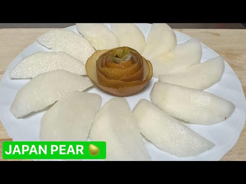 Easiest Way to Peel and Slice Pear Fruit