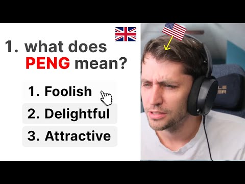 American takes the BRITISH SLANG QUIZ