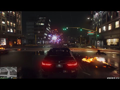 GTA 5 路人齊放煙火