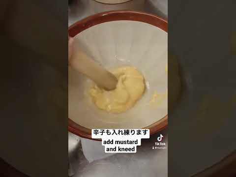 辛子酢味噌がコーンスープに？corn soup？