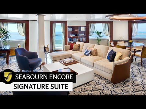 Seabourn Encore | Signature Suite Full Walkthrough Tour |  Full Walkthrough | 4K