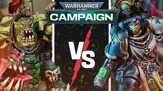 The Blackstone Crusade: Black Templars vs Orks | Warhammer 40K Battle Report