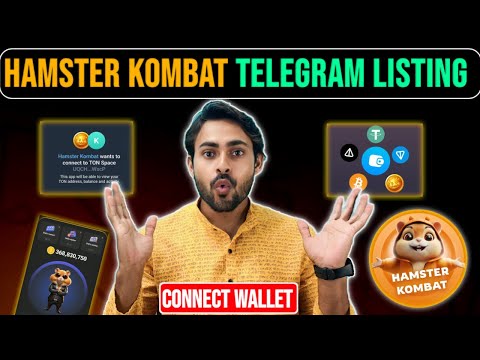 Hamster Kombat Telegram Listing || Hamster Kombat Ton Wallet Connect Process || Hamster Kombat