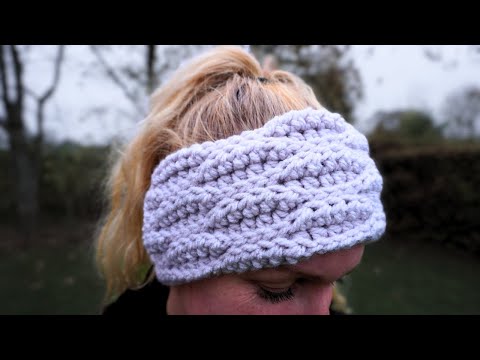 The CHUNKY Waves Headband - Easy Crochet Headband Tutorial