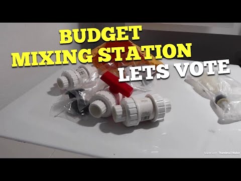 Let’s talk about the budget mixing station.