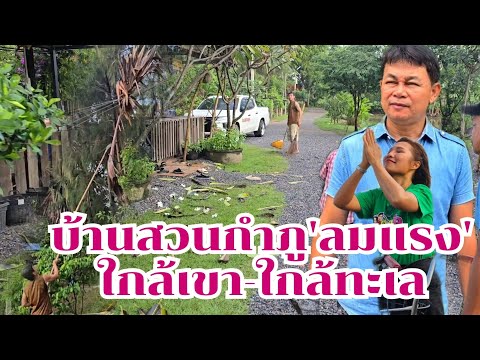 บ้านสวนกำภูหน้าฝน ลมแรงเพราะใกล้ทะเล-ภูเขา#บ้านสวนกำภูEp1162