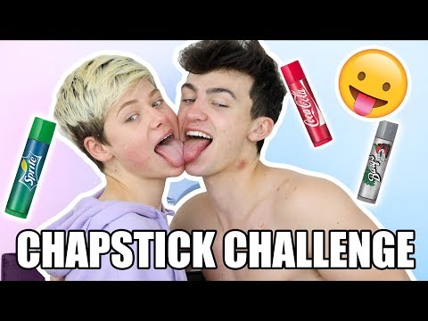 CHAPSTICK CHALLENGE WITH MY BOYFRIEND!