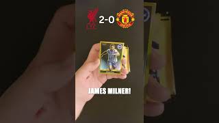 CAN I PREDICT LIVERPOOL VS MAN UTD USING NEW PANINI PREMIER LEAGUE STICKERS!? 05/01/2025 #shorts