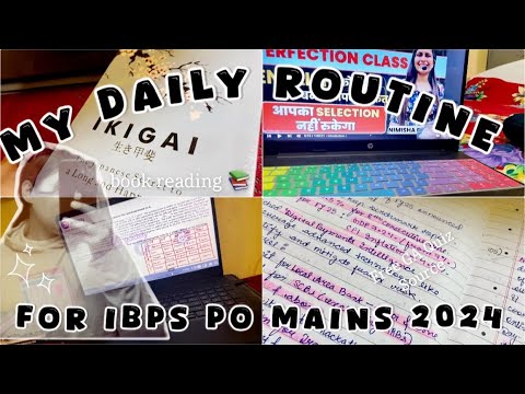 Daily Routine for IBPS PO MAINS 2024 #ibpspomains