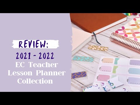 NEW: Erin Condren Teacher Lesson Planners + Accessories Review