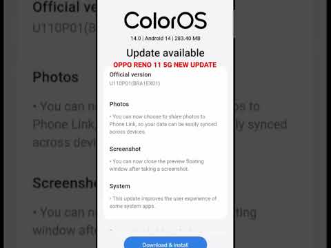 OPPO RENO 11 5G JULY MONTH UPDATE AVAILABLE #opporeno115g#android14 #upcomingdevices