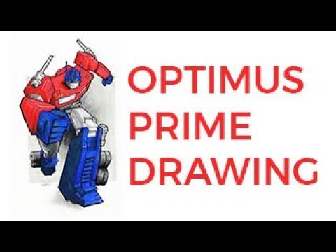 Optimus Prime Speed Drawing