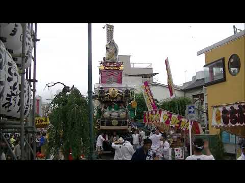 熊谷うちわ祭　２０１９年　第貳本町区巡行