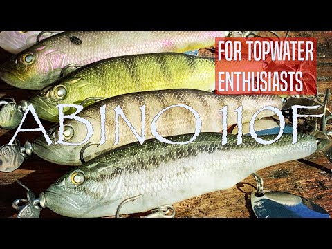 [Topwater Bait]  ABINO 110F - Dedicated to the topwater enthusiasts.  Coming in June 2021.