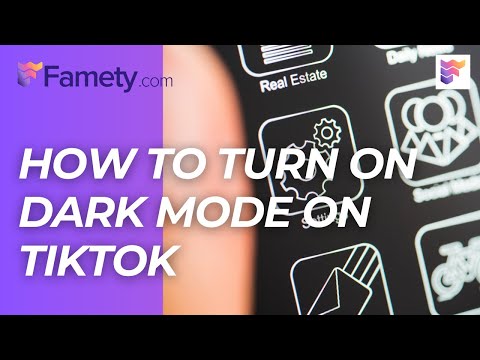 How to Turn on Dark Mode on TikTok | Famety