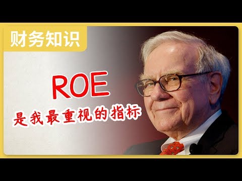 巴菲特选择公司的最重视的指标--ROE  净资产收益率