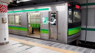 【4K】仙石線始発駅であるあおば通駅の朝ラッシュ。