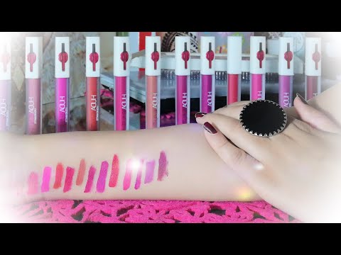 Huda Beauty Matte Liquid Lipsticks Review+Swatches+Demo in Urdu/Hindi || Best or Worst?