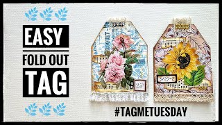 Easy - Fold Out Tag #tagmetuesday