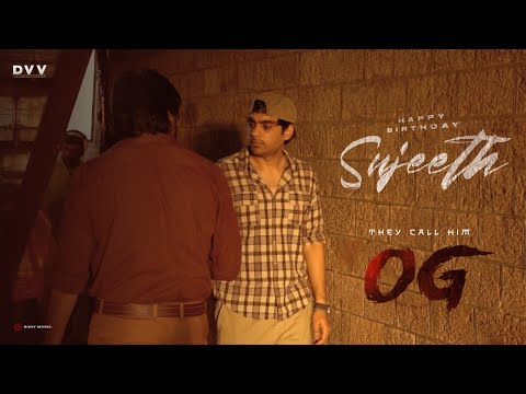 Happy Birthday Sujeeth - #OG | Pawan Kalyan | Emraan Hashmi | Thaman S |  DVV Danayya