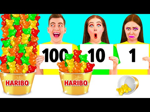 100 Layers of Food Challenge | Funny Food Situations by PaRaRa Challenge