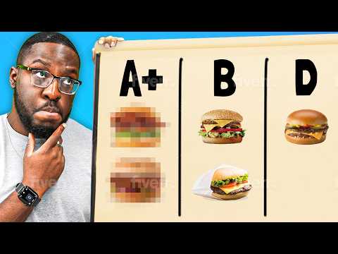 Grading YOUR FAVORITE Fast Food Burgers!