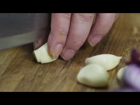 Chopping Garlic | Copyright Free Video Footage