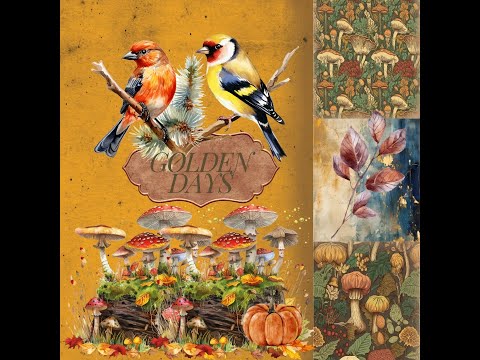 Golden Days - Fall Digital Journal Kit Flip Through