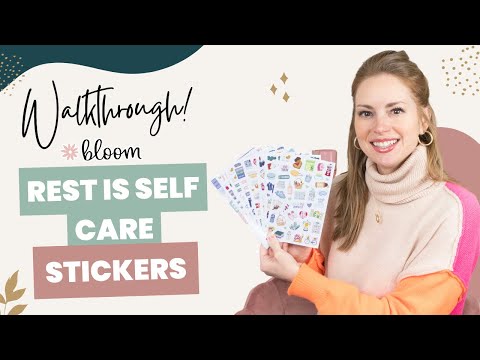 Rest is Self Care Sticker Pack - bloom Daily Planners ®