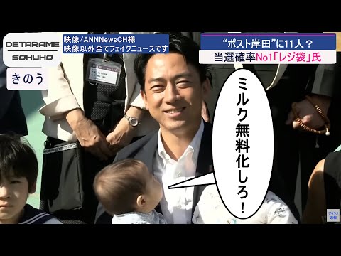 とにかく罵られる小泉氏【フェイクニュース】