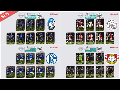 NEXT CLUB SELECTION BAYER LEVERKUSEN × ATLANTA × SCHALKE & AJAX MAX RATINGS | PES 21 MOBILE/COUNSEL