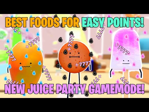 SECRET STAYCATION | BEST FOODS FOR EASY POINTS in NEW JUICE PARTY GAMEMODE!