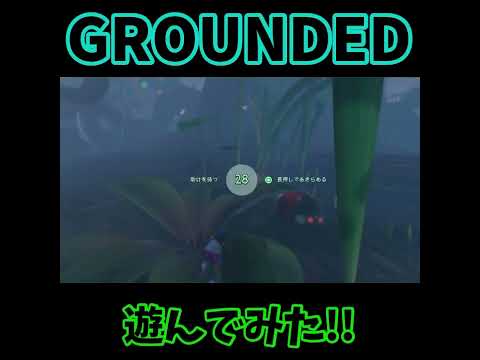 GROUNDED#ショート動画 #ゲーム実況 #ゲーム #grounded # #ゲーム女子 #ショートゲーム実況 #ゲーマー女子 #てんとう虫