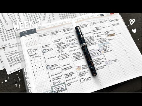 Weekly Plan With Me: Stretching Out A Planner Sticker Kit (Week 2) | Hobonichi Cousin