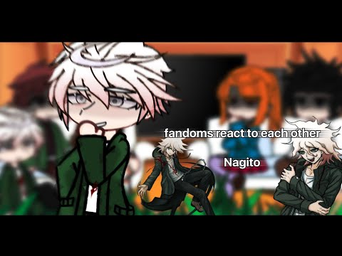 | fandoms react to each other |part 2/5|genshin,danganronpa,silent voice,demon slayer,yttd | 🇷🇺/🇬🇧 |