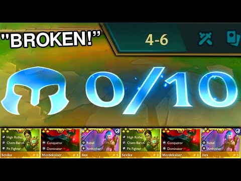 LEVEL 10 ON STAGE 4 IN TFT SET 13 "BROKEN STRATEGY"