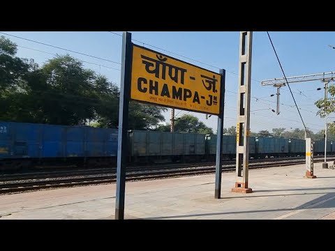 Champa Junction railway station Chhattisgarh, Indian Railways Video in 4k ultra HD