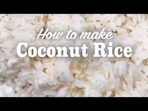 How to make COCONUT RICE 🥥🍚 Add some Coconut Flavor to your Rice!